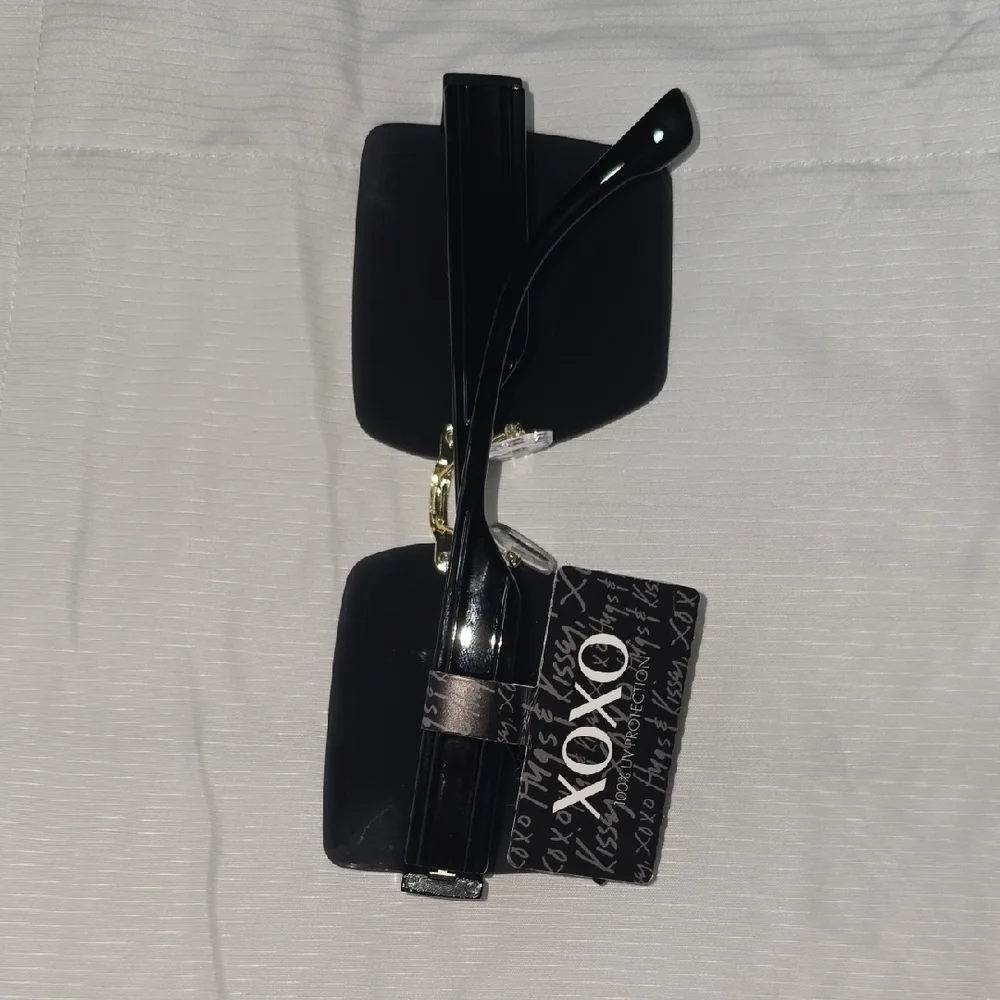 XOXO Gold and Black‎ Oversized Sunglasses